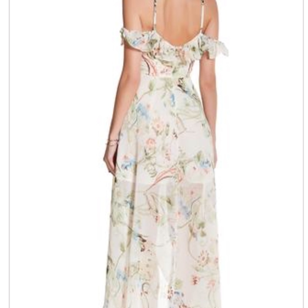 Meghan LA Eden Rose hi low maxi dress-please read!